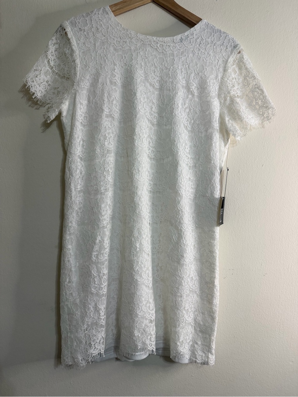 Lulu's White Floral Lace Mini Dress - Picture 2 of 7